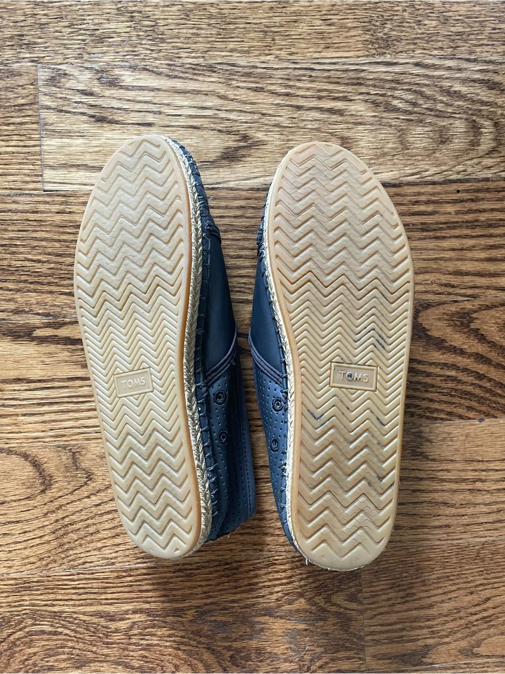 Toms perforated slip-n Espadrilles - dark gray size 7